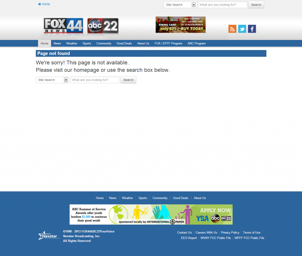 Forex Peace Army - WFFF-TV FOX-44 WVNY-TV ABC-22 (Colchester, VT)