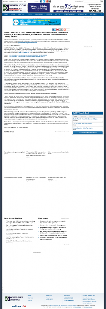 Dmitri Chavkerov - Add Blue Fire Protocol to your Trader Toolbox - WNEM-TV CBS-5 (Saginaw, MI)